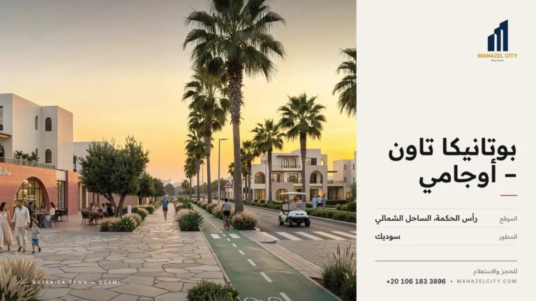 شارع وبيوت بوتانيكا تاون في أوجامي رأس الحكمة من سوديك
