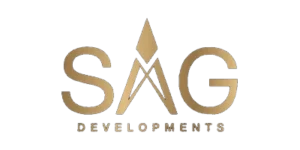 شعار SAG السعودية الأمريكية للتطوير العقاري