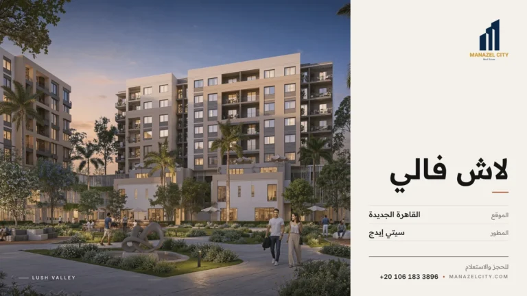 عمارات لاش فالي وسط الحدائق في القاهرة الجديدة من سيتي إيدج